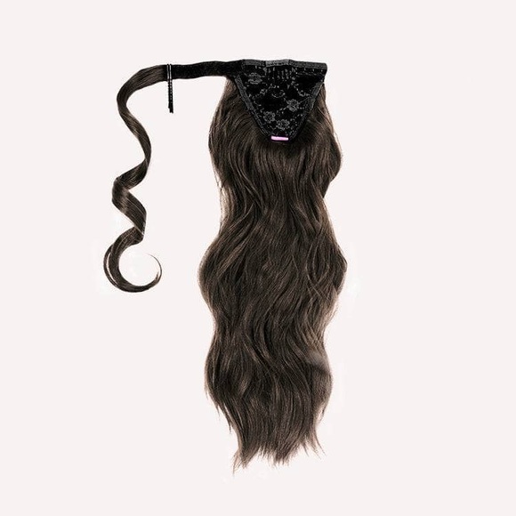 NWT INSERT NAME HERE ALY 18" mid-length with soft beachy waves in Espresso - Picture 4 of 5